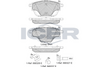 Rear - Brake Pad - Icer Citroen C4 Grand