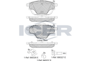 Rear - Brake Pad - Icer Citroen C4 Grand