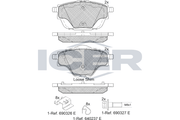 Rear - Brake Pad - Icer Citroen C4 Grand