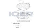 Brake pad, origin Spain